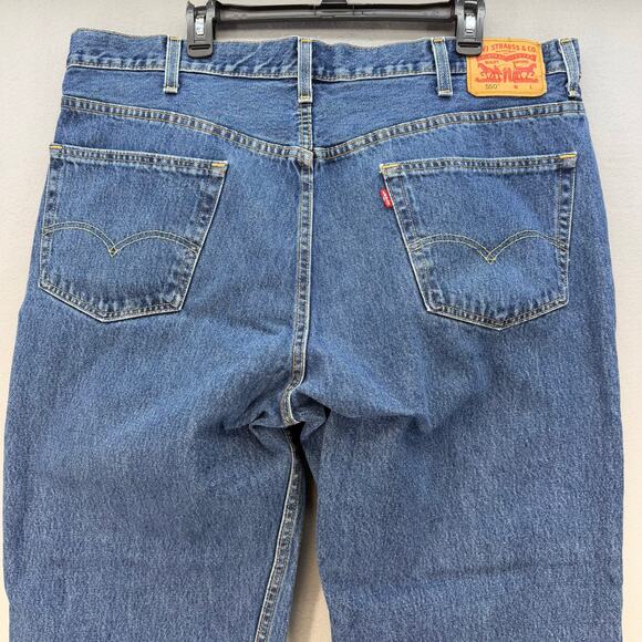 Levi's 550 Men's Jeans Size 44x29 Blue Straight Leg Classic Normcore Work Wear - Picture 3 of 14